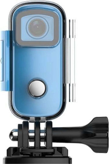 SJCAM C100+ Екшън камера 4K Ultra HD Водоустойчива (с Калъф) и Wi-Fi Синя