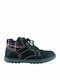 Wrangler WJ16238K Kids Boots with Lace Navy Blue