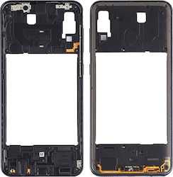Μεσαίο Πλαίσιο Μαύρο για Galaxy A30 Μεσαίο Πλαίσιο Μαύρο για Galaxy A30
