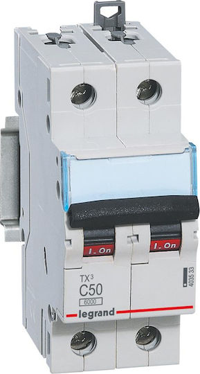Legrand Αυτόματη Ασφάλεια 40A Διπολική AC 403463