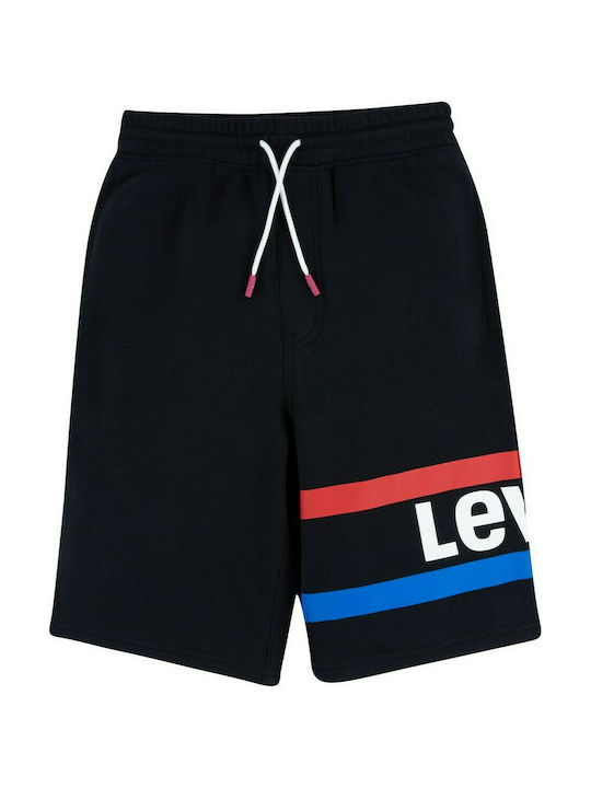 Levi's Kinder Shorts/Bermudas Stoff Βερμούδα Schwarz