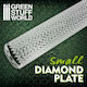 Green Stuff World Small Diamond Plate Ανάγλυφος Πλάστης Μοντελισμού 1τμχ