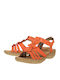 Damenplattformen Orange