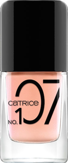 Catrice Cosmetics ICONails Gel Lacquer Гланцов Дълготраен Лак За Нокти 107 Peach Me 10.5ml
