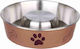 Trixie Edelstahl Schalen Futter & Wasser Langsame Fütterung für Hund 1lt in Orange Farbe