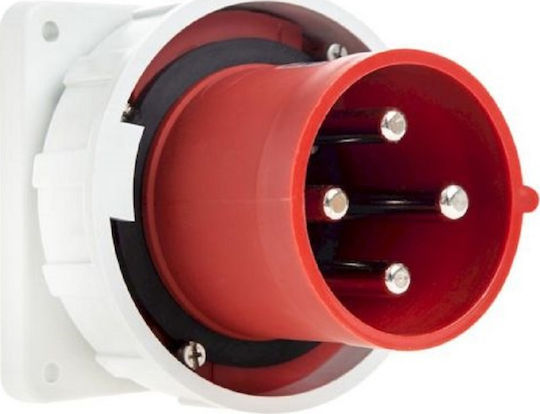 Geyer Мъжки индустриален щепсел Захранващ панел 4x125A 400V IP67 2861