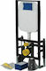 Creavit GR5004 Built-in Plastic Rezervor de toaletă Rectangular Presiune scăzută