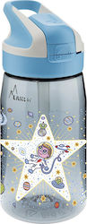 Laken Kids Water Bottle Plastic with Straw Non ...