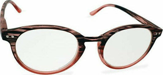 Kyros 419 Women's Reading Glasses +3.00 in Red color