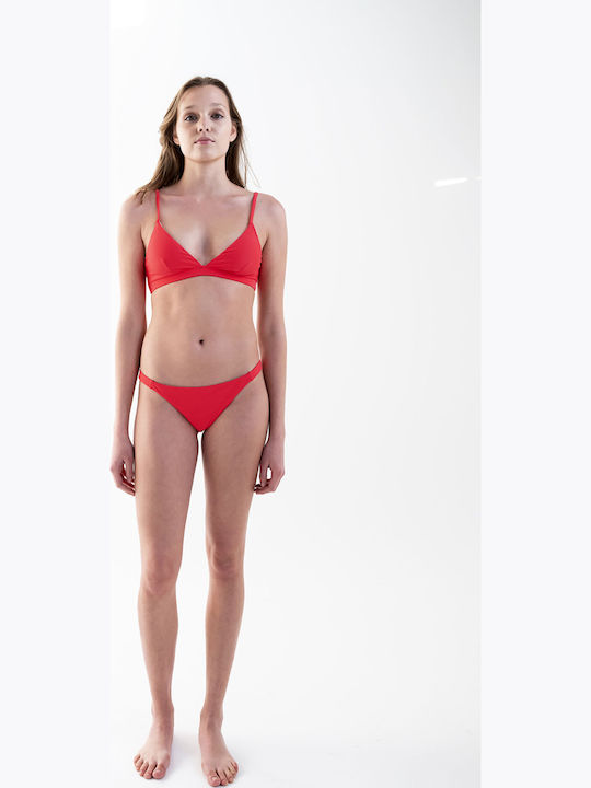 Bikini Set Triangle With Removable Padding Orange