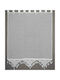 Silk Fashion Perdea Fereastră Cu Bretele 2003/1 Albă 120x150cm