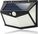 Foyu Wall Mounted Solar Light 30W 700lm Cold White 6500K with Motion Sensor IP65 15.5cmx5.5cmx11.5cmcm