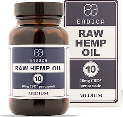 Endoca Raw Hemp Oil 1200mg cu 80% CBD 30 capace