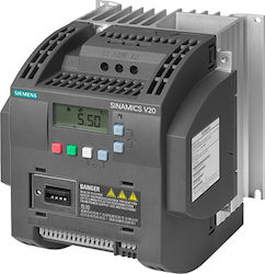 Siemens Sinamics V20 Ρυθμιστής Στροφών Basic Converter 0.55KW Unfiltered 0.55kW 6SL32105BE155UV0