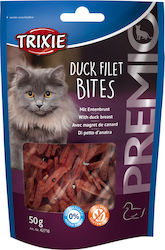 Trixie Premio Duck Filet Bites Snack Treats with Duck for Adult Cats 50gr 42716