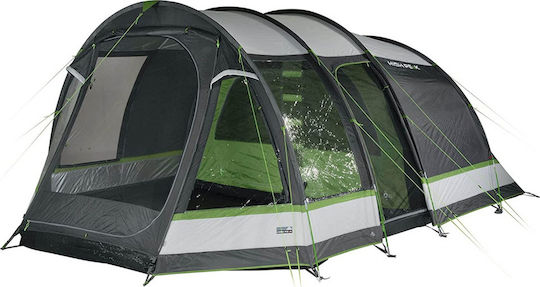 High Peak Bozen 6.0 Χειμερινή Σκηνή Camping Τούνελ Πράσινη με Διπλό Πανί για 6 Άτομα 360x525x210εκ.