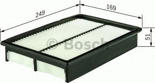 Bosch Car Air Filter for Citroen C4 Mitsubishi / Toyota