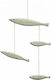 Zaros Hanging Handmade Wall Decor Ecru Made of Wood 48x2x58cm