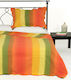 Silk Fashion 9213 Module Cuvertură Single Bumbac Portocaliu 170x220cm 2buc