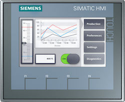 Siemens KTP400 Monitor Βιομηχανικών Εγκαταστάσεων Basic Panel Key Touch Operation 4" 6AV2123-2DB03-0AX0