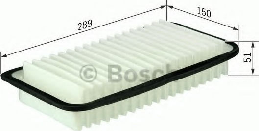 Bosch Car Air Filter for Toyota Avensis / Corolla / Hilux