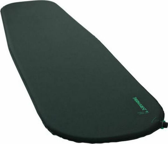 Thermarest Trail Scout Αυτοφούσκωτο Μονό Υπόστρωμα Camping Πάχους 2.5cm Πράσινο