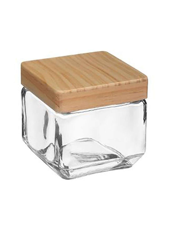 Atmosphera General Use Glass Jar with Lid Transparent 850ml 1 Piece