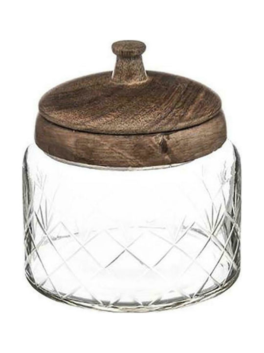 Atmosphera Allgemeine Verwendung Glasvase mit Deckel Transparent 700ml