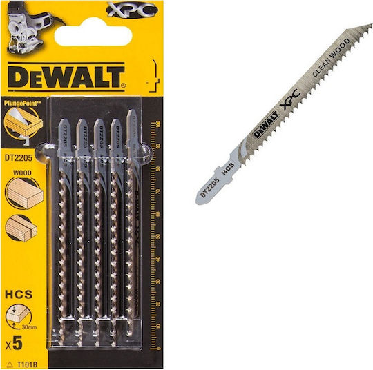 DEWALT DT2205 Lamele pentru lemn 100mm 5buc