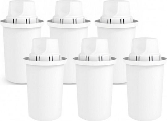 Dafi Water Filter Replacement for Pitcher made of Activated Carbon Standard Classic 6pcs