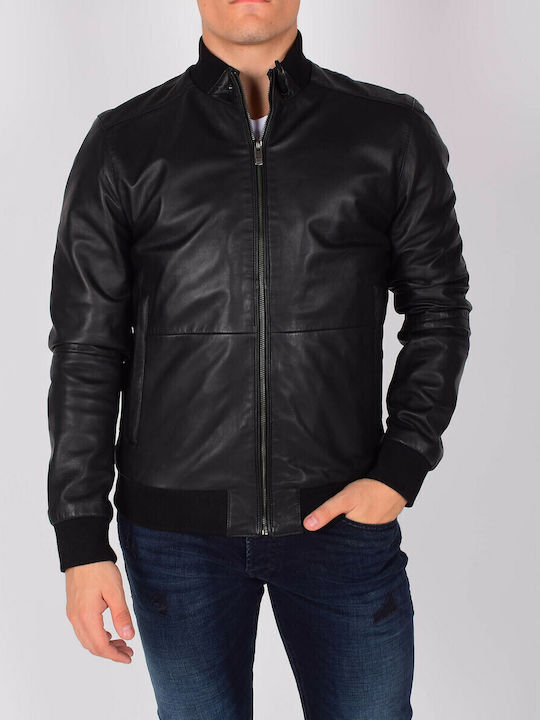 722 Leather Jacket Black