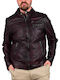 379 Leather Jacket Biker Burgundy