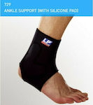 LP Support Ankle Brace with Silicone Pads Black 729