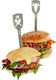 Gefu Spieß für Burger Gewerbliches Servierzubehör 8x3.3x0.2εκ. 2 Stücke