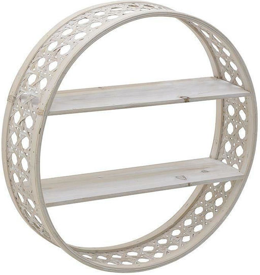 Wall Shelf Natural Beige 62x62x14cm