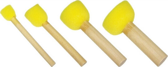 Skag Sponge/Stippler Paint Brush Set Σταμπαδόροι με Σφουγγάρι Σετ 4pcs