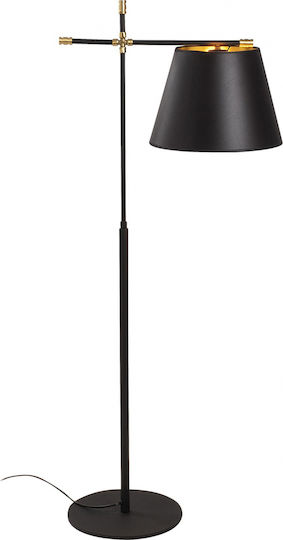 HomeMarkt Assos Подова Лампа В120xД50см. с Цокъл за Крушка E27 Черен
