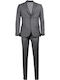 Guy Laroche Men's Winter Suit with Vest Slim Fit Gray