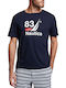 Nautica Men's Short Sleeve T-shirt Navy Blue FKTN80-401