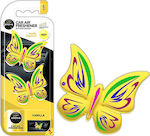 Aroma Car Car Air Freshener Tab Pendand Butterflies Vanilla /AM