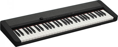 Casio Tastatur CT-S1 mit 61 Dynamisch Tasten Schwarz