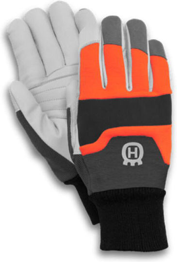 Husqvarna Classic Γάντια Εργασίας Κήπου Πορτοκαλί Δερμάτινα