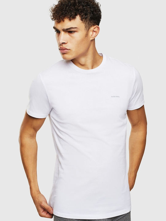 Diesel Men's Short Sleeve Undershirt White