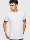 Diesel Men's Short Sleeve Undershirt White 00SHGV-0GAQX-100