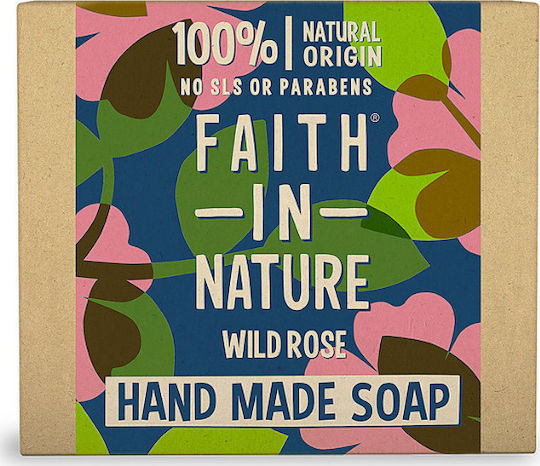 Faith in Nature Wild Rose Χειροποίητο Σαπούνι 100gr