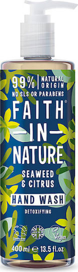 Faith in Nature Seaweed & Citrus Κρεμοσάπουνο με Αντλία Εσπεριδοειδή 400ml
