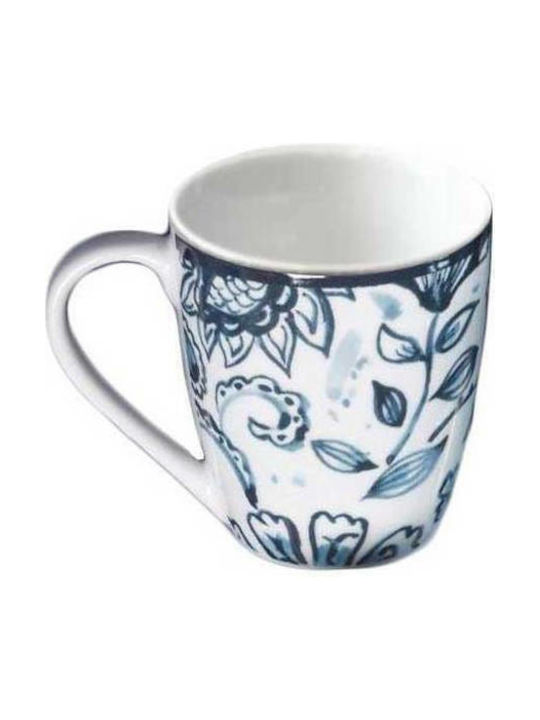 Cryspo Trio Tasse aus Porzellan Blau 380ml 1Stück