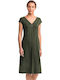 Vamp Women's Maxi Dress Beachwear Green