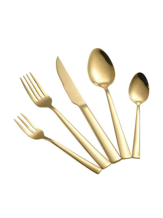 Dinox Porto Cutlery Set Stainless Gold 24pcs