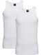 Men's Sleeveless Undershirts White 2Pack